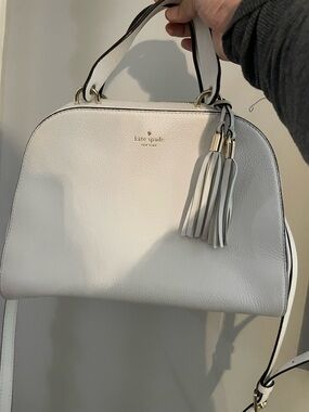 kate spade New York White Leather Purse